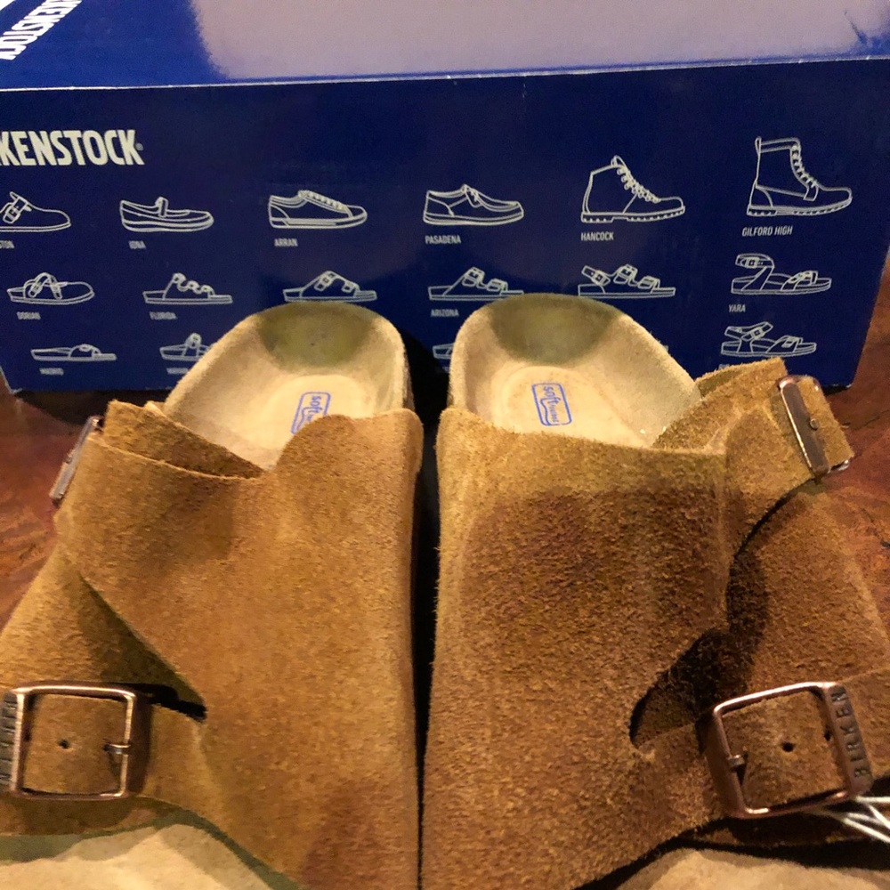Birkenstock Zurich mink suede 9 medium new - Picture 2 of 7